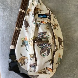 SOLD—HTF Kavu Day Menagerie Rope Sling Bag NWOT
